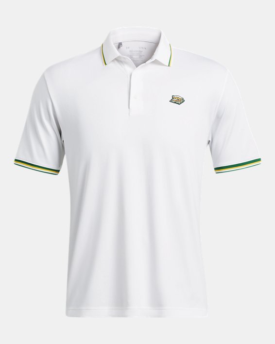Polo UA Playoff 3.0 pour homme, White, pdpMainDesktop image number 4